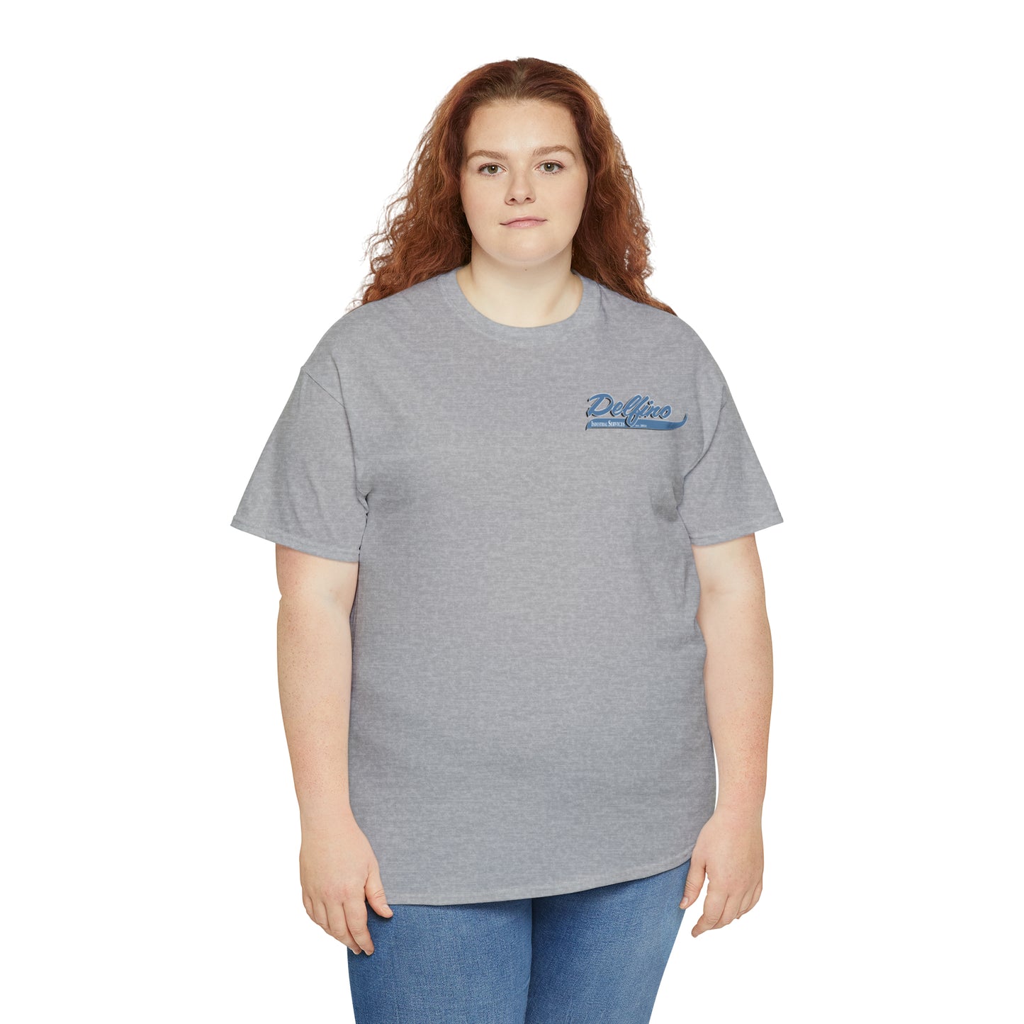 Delfino Industry Mens T-shirt Blue Logo