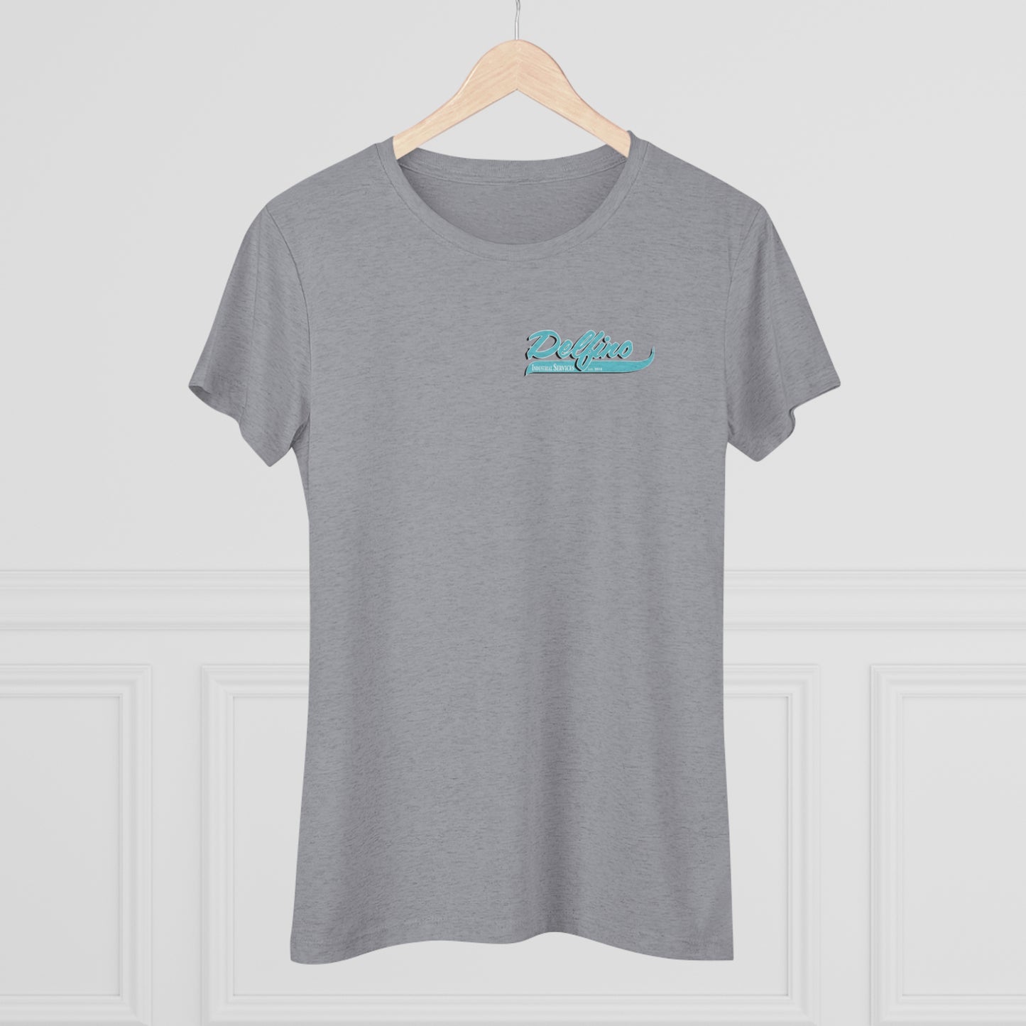 Delfino Soft Female T-Shirt Teal Logo