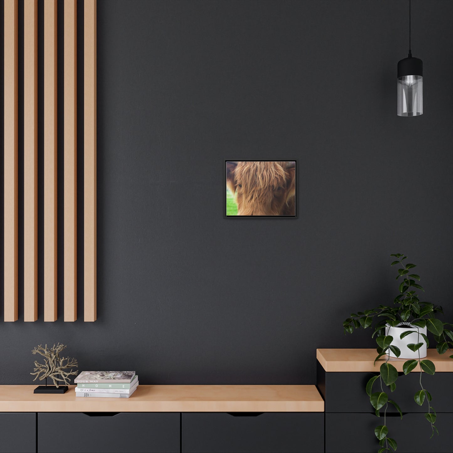 Gentle Gaze Close-Up Canvas Print