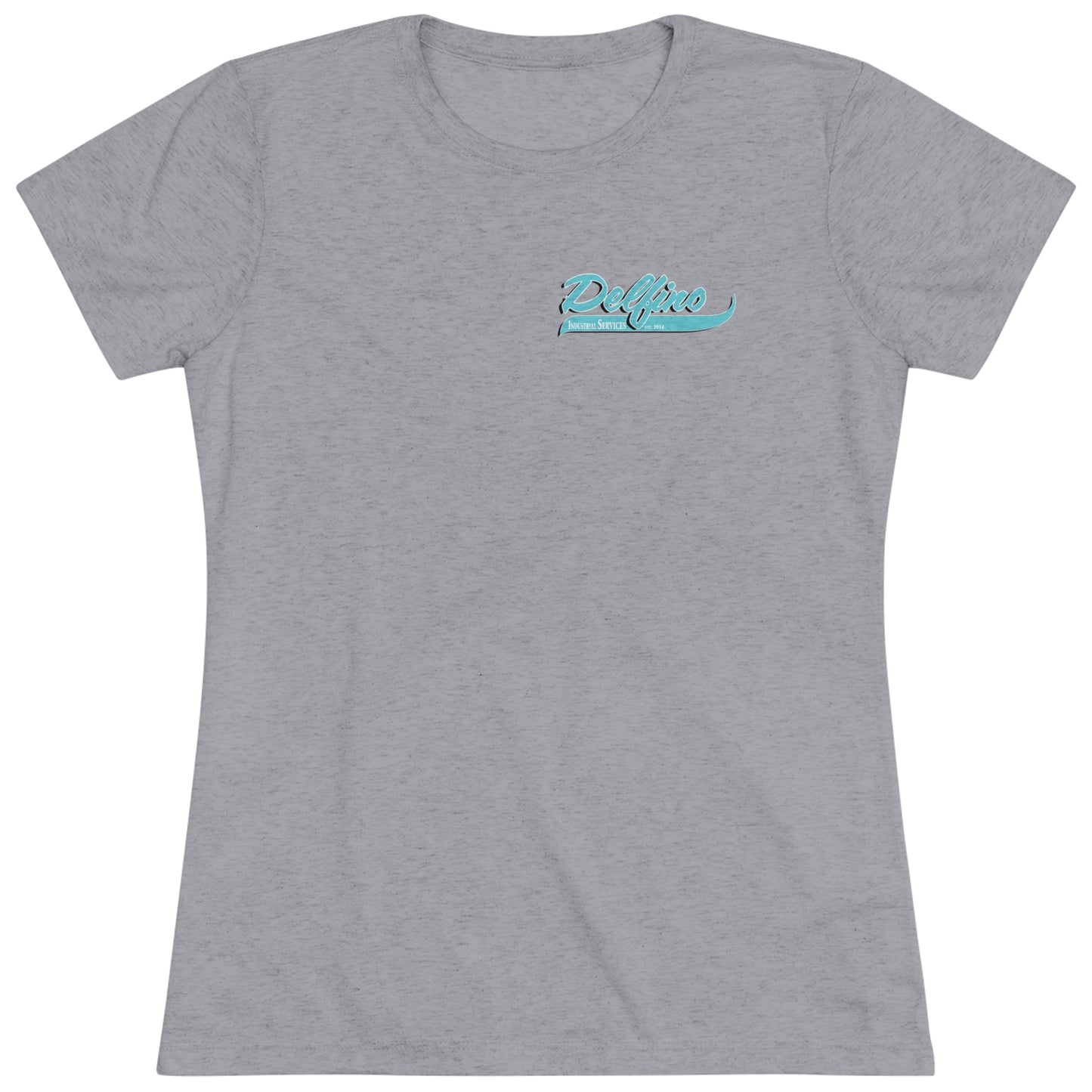Delfino Soft Female T-Shirt Teal Logo
