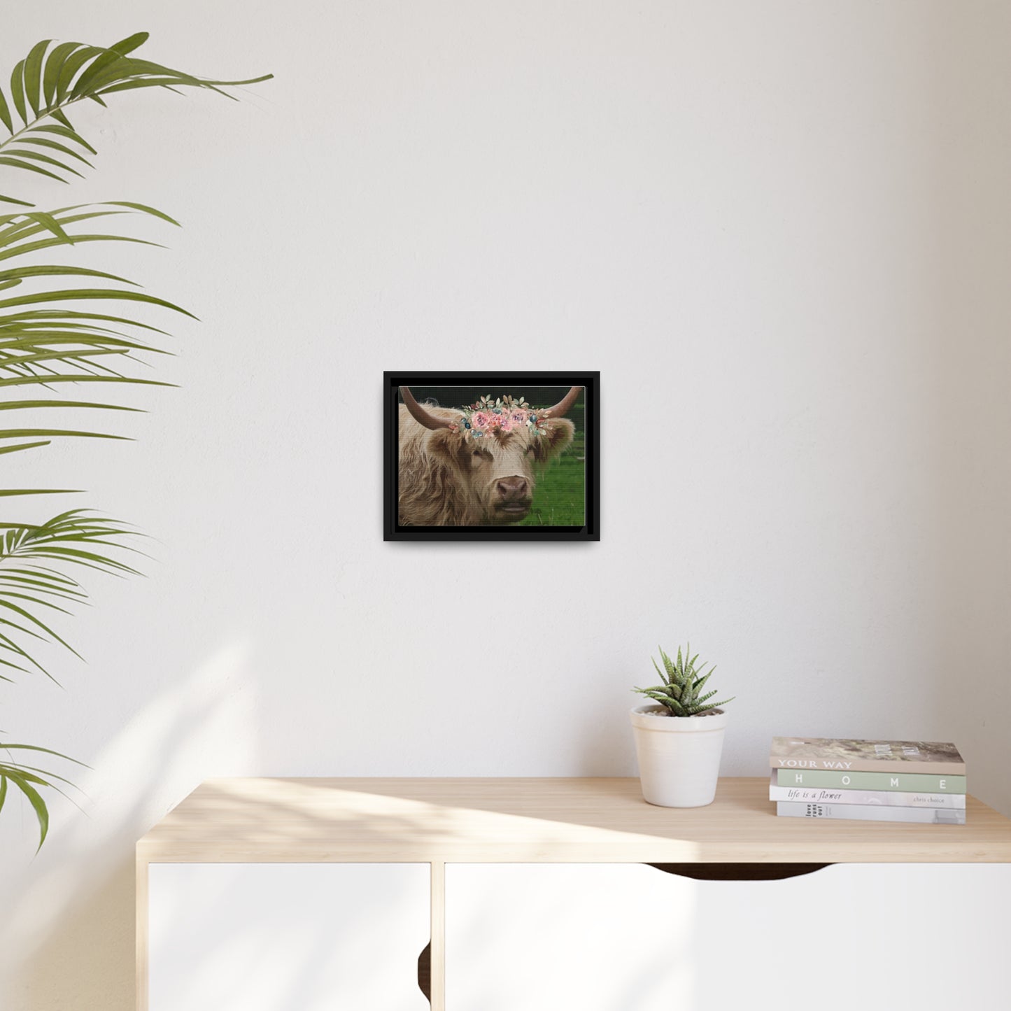 Highland Floral Elegance Canvas Print