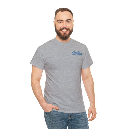 Delfino Industry Mens T-shirt Blue Logo