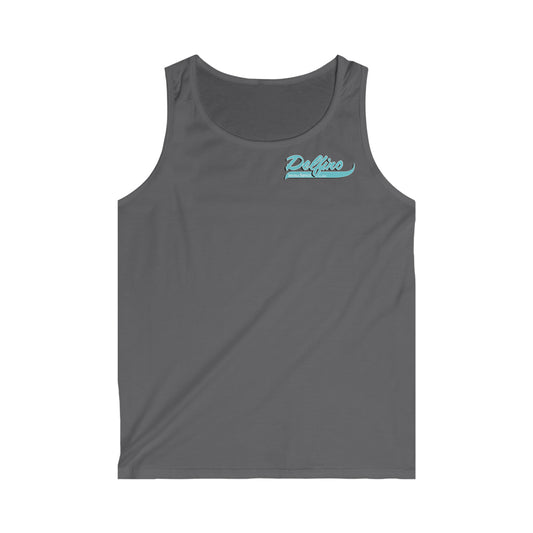 Defino Men's Softstyle Tank Top Blue Logo